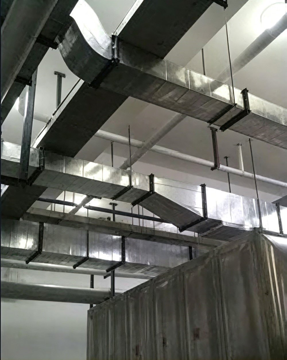 Exhaust duct installation